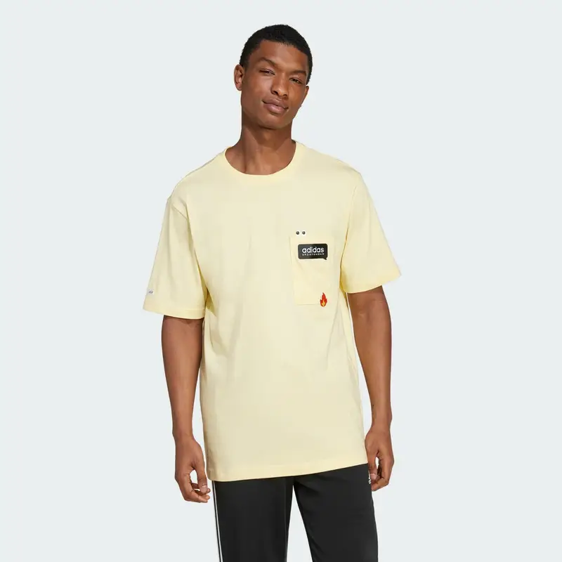 Adidas T-shirt Giallo 4025798
