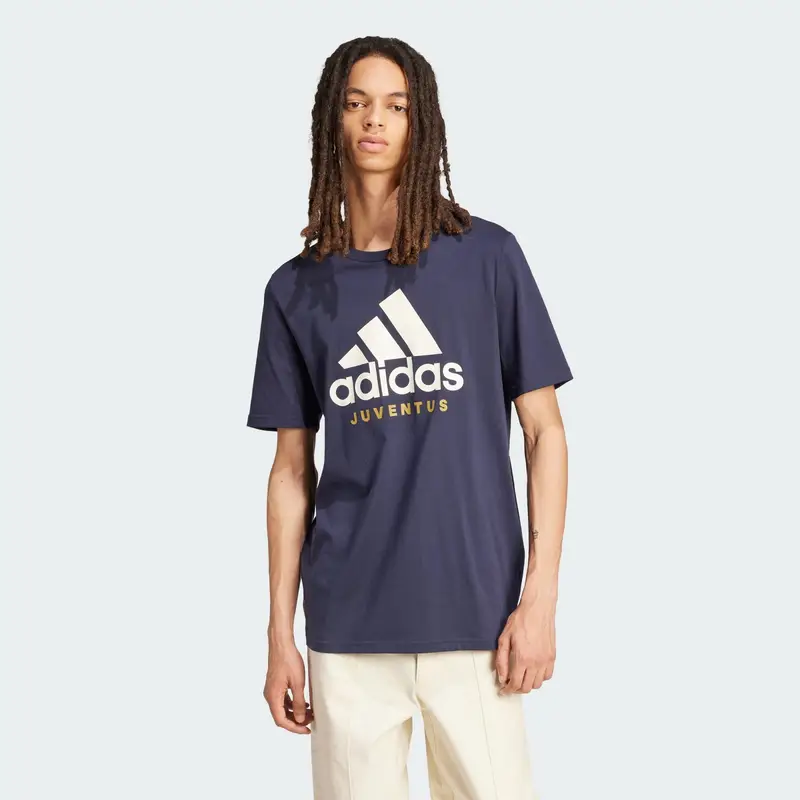 T-shirt Seasonal Graphic Juventus | Adidas Blu petrolio