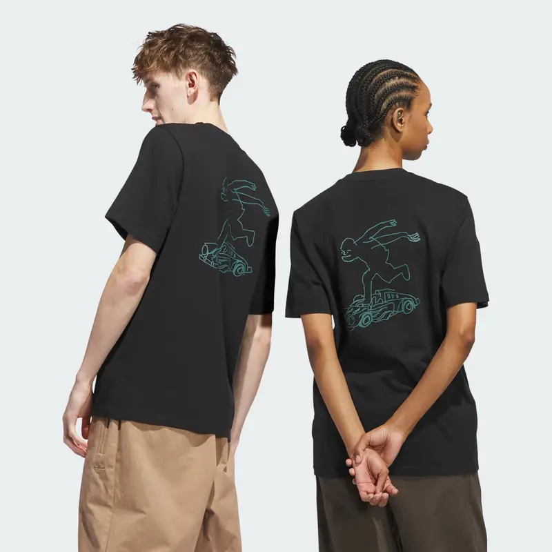 Adidas T-shirt Nero 3139555 miniatura 2