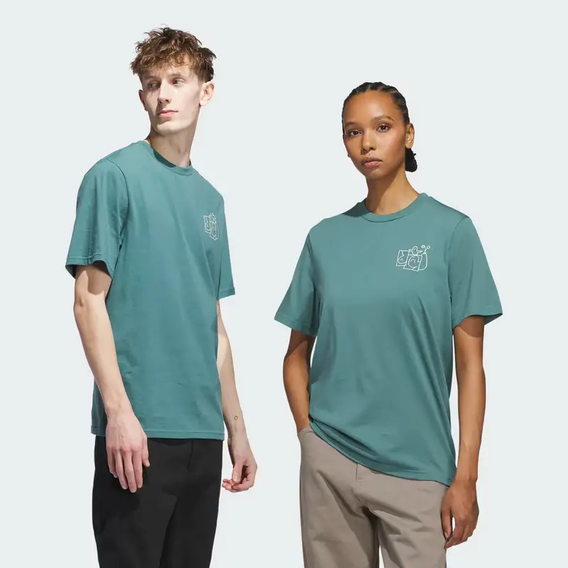 Adidas T-shirt Verde 3140682