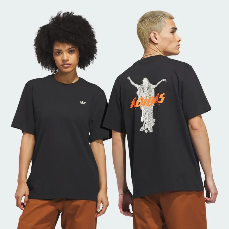 Adidas T-shirt Nero 3951014 miniatura 2