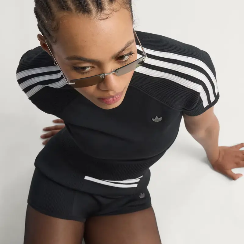 Adidas T-shirt Nero 3175083 miniatura 4