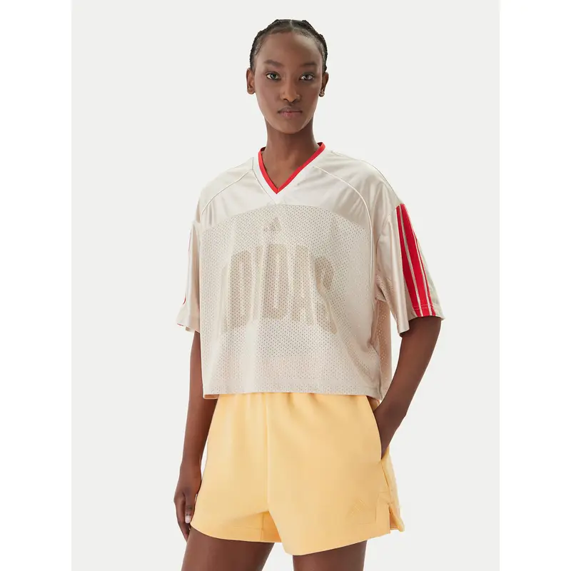 T-shirt Stadium JZ1073 Beige Loose Fit