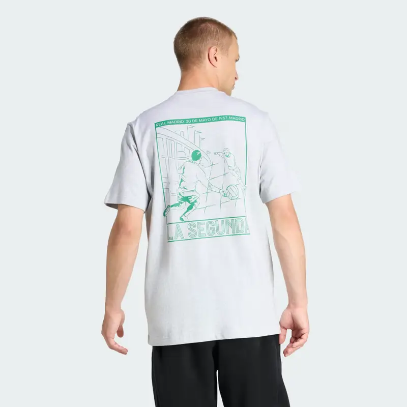 Adidas T-shirt Grigio 3740455 miniatura 2