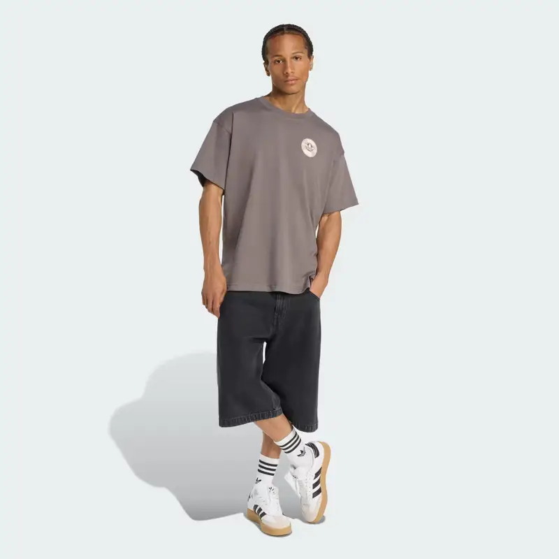 Adidas T-shirt Grigio 3139993 miniatura 3