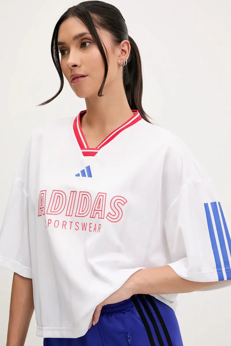 Adidas T-shirt Donna Bianco 3577418 miniatura 4