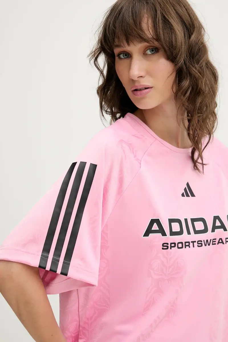 Adidas T-shirt Donna Rosa 3662889 miniatura 4