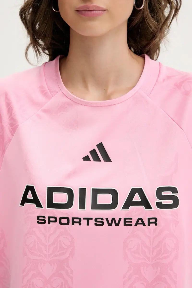 Adidas T-shirt Donna Rosa 3662889 miniatura 5
