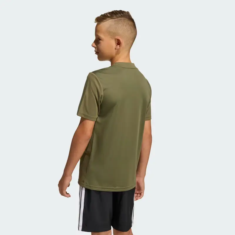 T-shirt Train Essentials Logo Regular Fit Junior Olive Strata miniatura 2