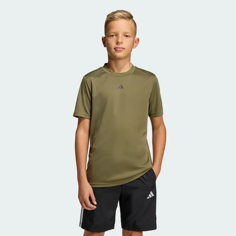 T-shirt Train Essentials Logo Regular Fit Junior Olive Strata