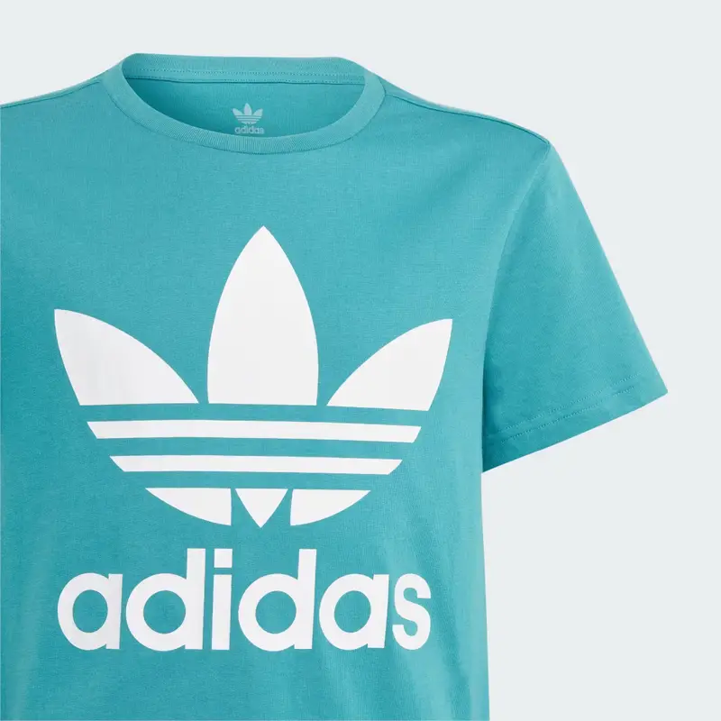 Adidas T-shirt Turchese 3173681 miniatura 4