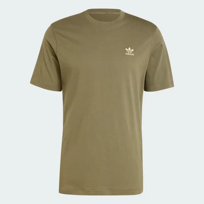T-shirt Trefoil Essentials Olive Strata miniatura 4