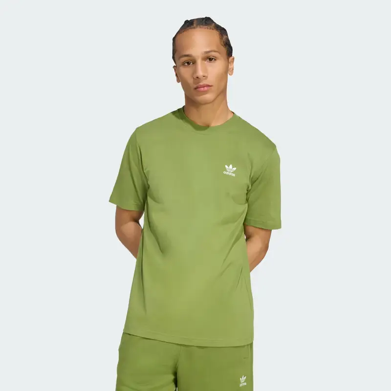 T-shirt Trefoil Essentials Tech Olive