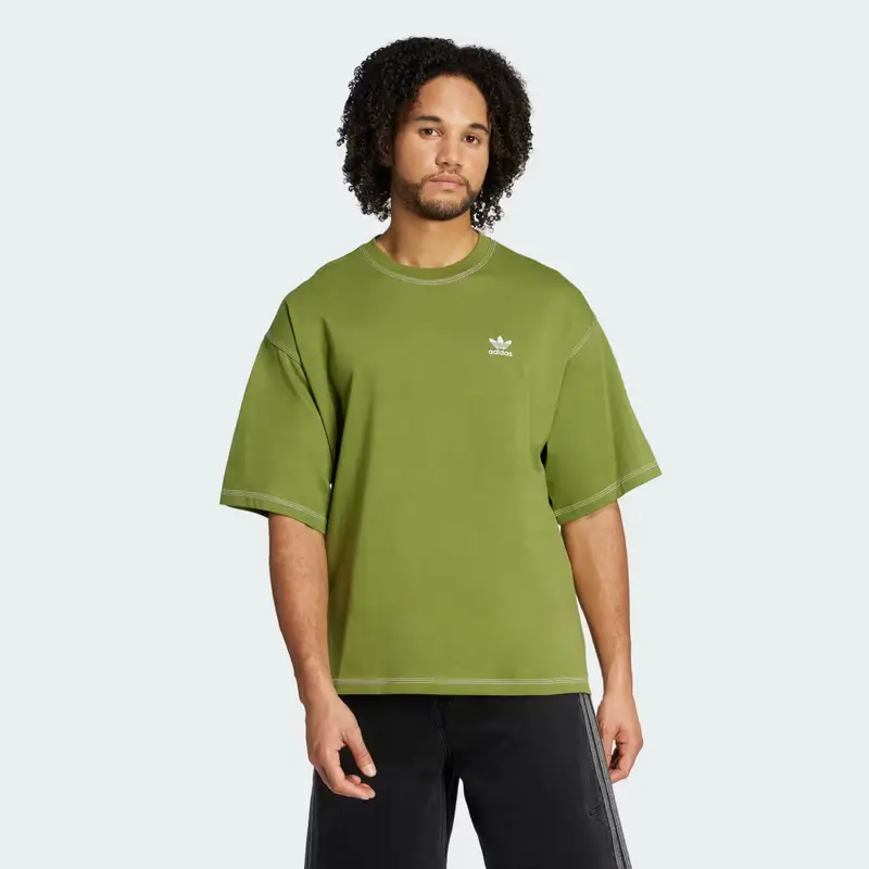 T-shirt Trefoil Essentials Tech Olive