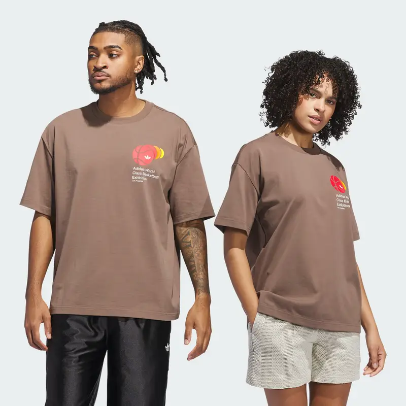 Adidas T-shirt Marrone 3183152 miniatura 2