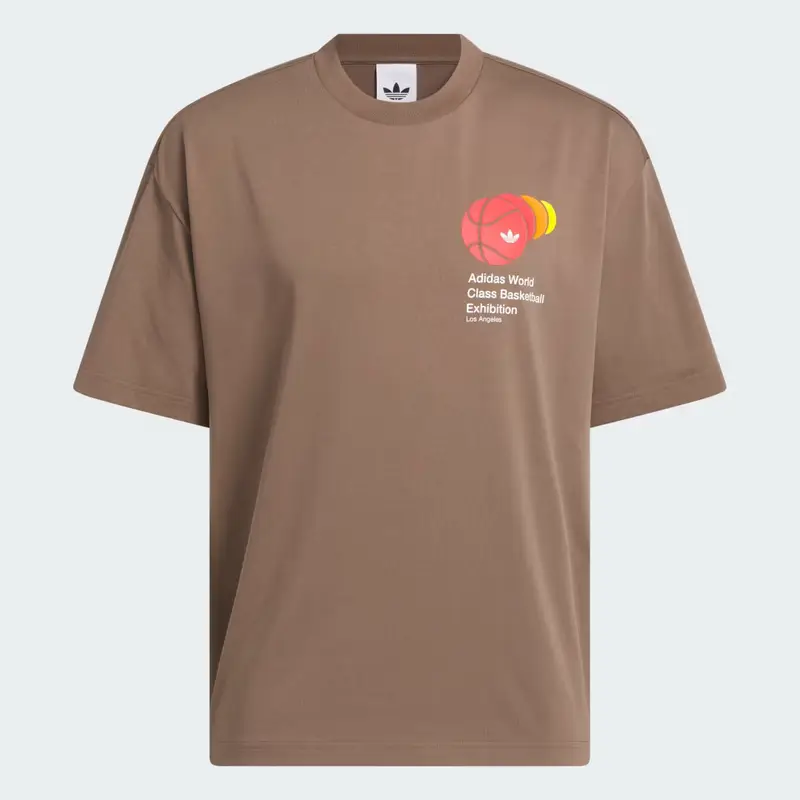 Adidas T-shirt Marrone 3183152 miniatura 4