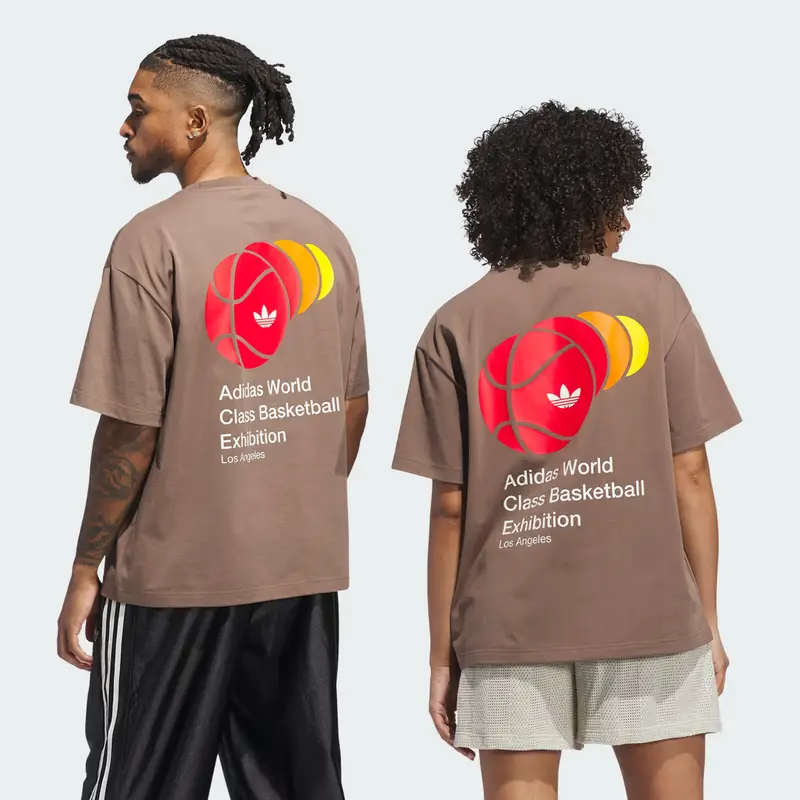 Adidas T-shirt Marrone 3183152