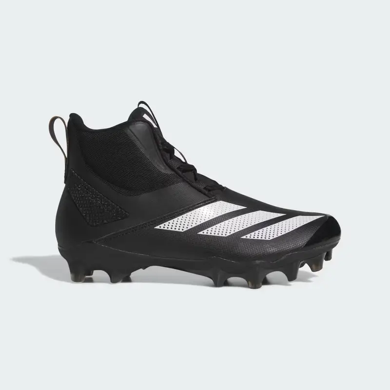 Tacchetti Adizero Chaos per linemen di football americano Core Black