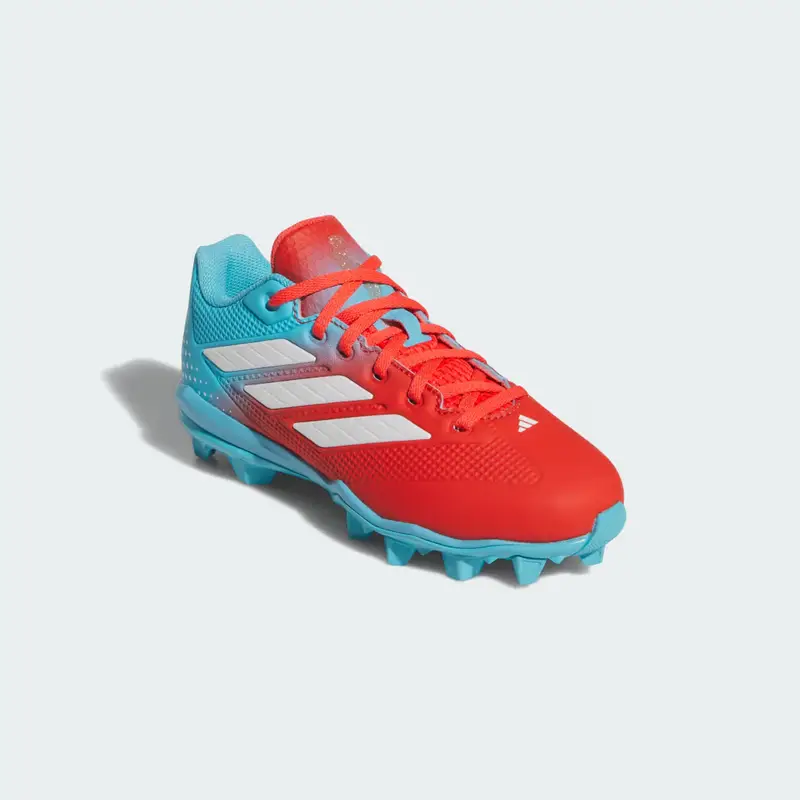 Tacchetti Adizero Impact 2.0 Candy Molded Bambini Bright Cyan miniatura 4
