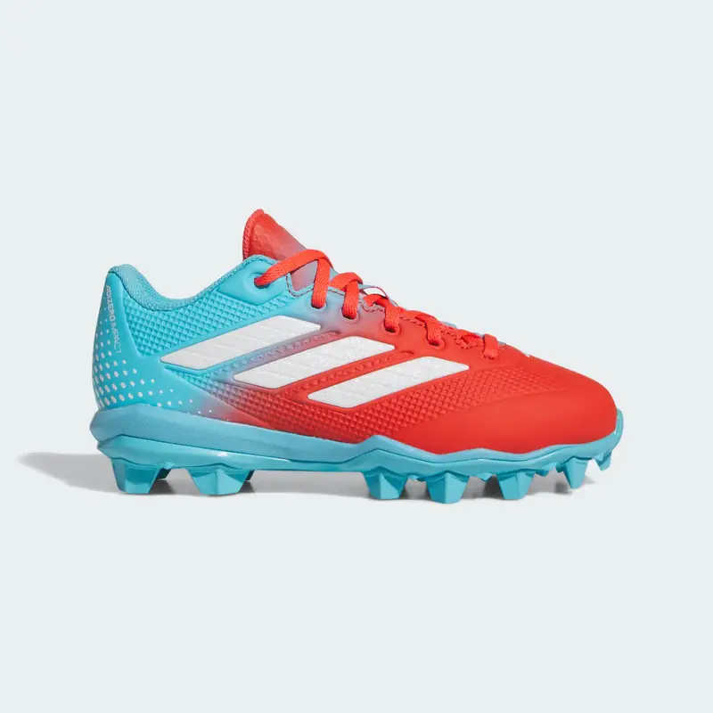 Tacchetti Adizero Impact 2.0 Candy Molded Bambini Bright Cyan