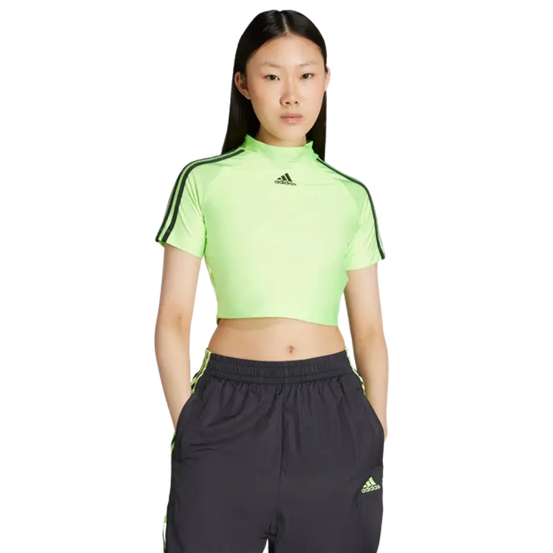 Adidas Teamgeist Adicolor female Magliette - Verde - Poly Mesh - Foot Locker