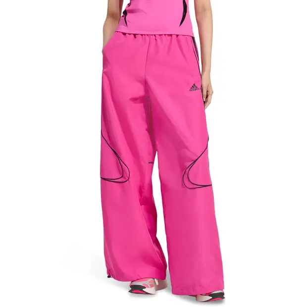 Teamgeist Adicolor Oversized Track Pant female Pantaloni - Rosa - Poly Mesh - Foot Locker Pink
