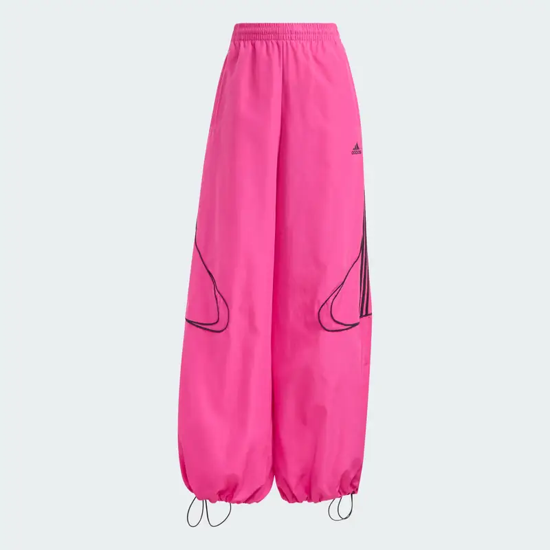 Teamgeist Adicolor Pantaloni da allenamento cuciti oversize Semi Lucid Fuchsia miniatura 4
