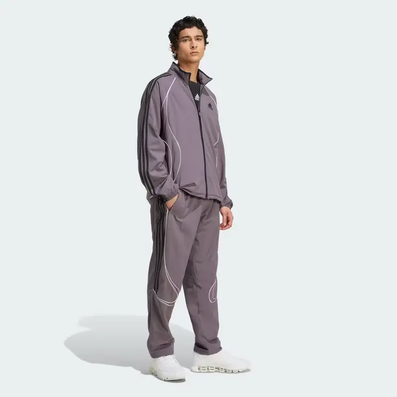 Teamgeist Pantaloni della tuta Adicolor Grey Strata miniatura 3