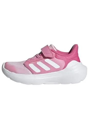adidas TENSAUR Run 3.0 Shoes Children, Scarpe da Corsa, Clear Pink/Cloud White/Pulse Magenta, 31.5 EU