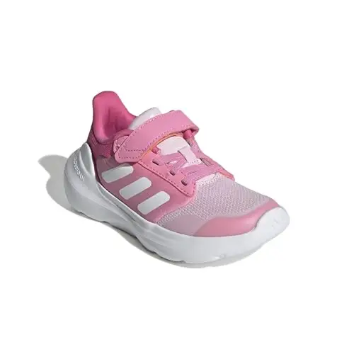 adidas TENSAUR Run 3.0 Shoes Children, Scarpe da Corsa, Clear Pink/Cloud White/Pulse Magenta, 31.5 EU miniatura 3