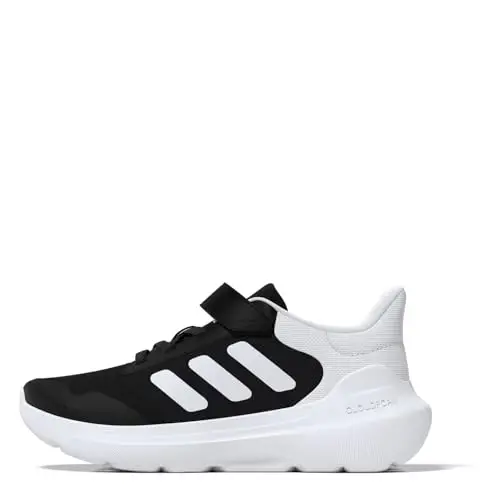 adidas TENSAUR Run 3.0 Shoes Children, Scarpe da Corsa, Core Black/Cloud White/Core Black, 30.5 EU