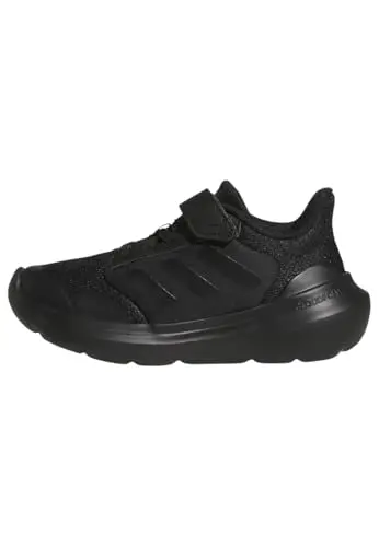 adidas TENSAUR Run 3.0 Shoes Children, Scarpe da Corsa, Core Black/Core Black/Core Black, 28.5 EU