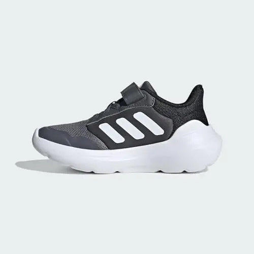 adidas TENSAUR Run 3.0 Shoes Children, Scarpe da Corsa, Grey Four/Cloud White/Core Black, 31.5 EU miniatura 2