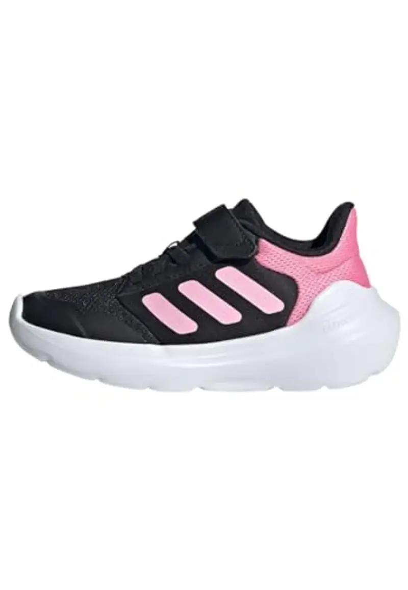 adidas TENSAUR Run 3.0 Shoes Children, Scarpe da Corsa Unisex-Adulto, Core Black/Bliss Pink/Cloud White, 34 EU