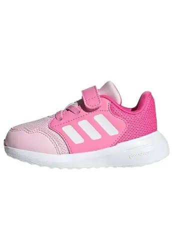 adidas TENSAUR Run 3.0 Shoes Infants, Scarpe da Corsa Unisex-Bambini, Clear Pink/Cloud White/Pulse Magenta, 20 EU