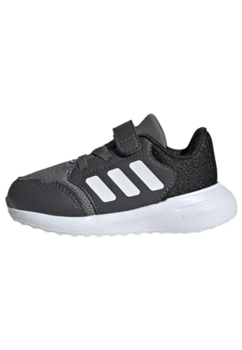 adidas TENSAUR Run 3.0 Shoes Infants, Scarpe da Corsa Unisex-Bambini, Grey Four/Cloud White/Core Black, 19 EU