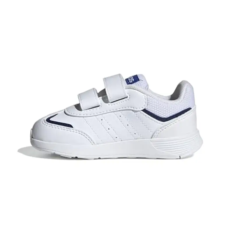 adidas TENSAUR Switch Shoes Infants, Scarpe da Corsa Unisex-Bimbi 0-24, Ftwr White/Team Royal Blue/Dark Blue, 24 EU