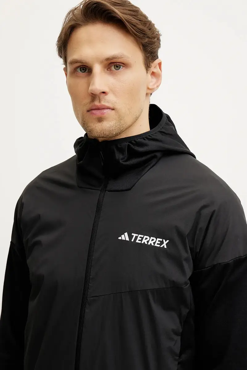 felpa da sport Xperior colore nero JF1227 miniatura 3