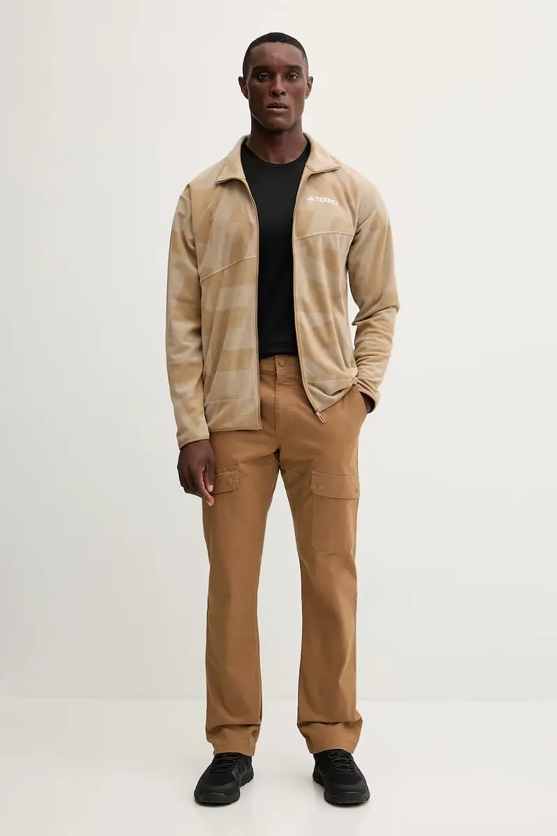 felpa in pile Multi uomo colore beige JM0136 miniatura 2