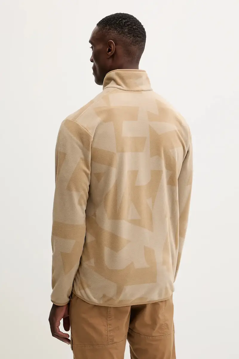 felpa in pile Multi uomo colore beige JM0136 miniatura 3