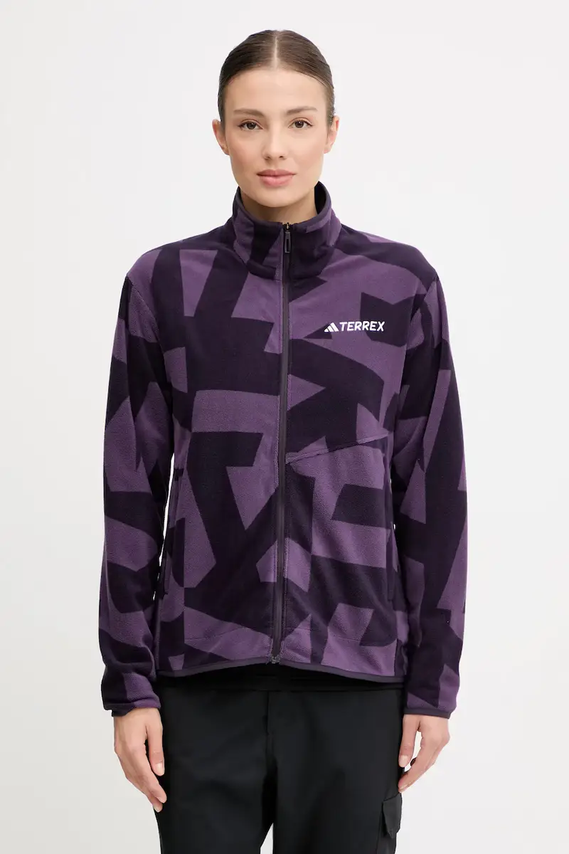 felpa outdoor Multi donna colore violetto JN0996