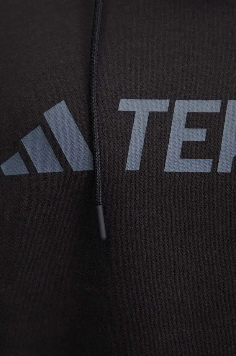 felpa tuta Multi colore nero con cappuccio IZ3305 miniatura 5