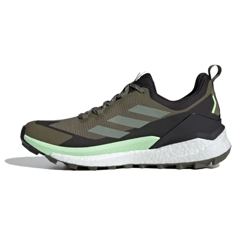 Terrex Free Hiker 2 0 Low GORE-TEX Oliva Strata Argento Verde Scarpe da Ginnastica Uomo Nero Core IE5104 44