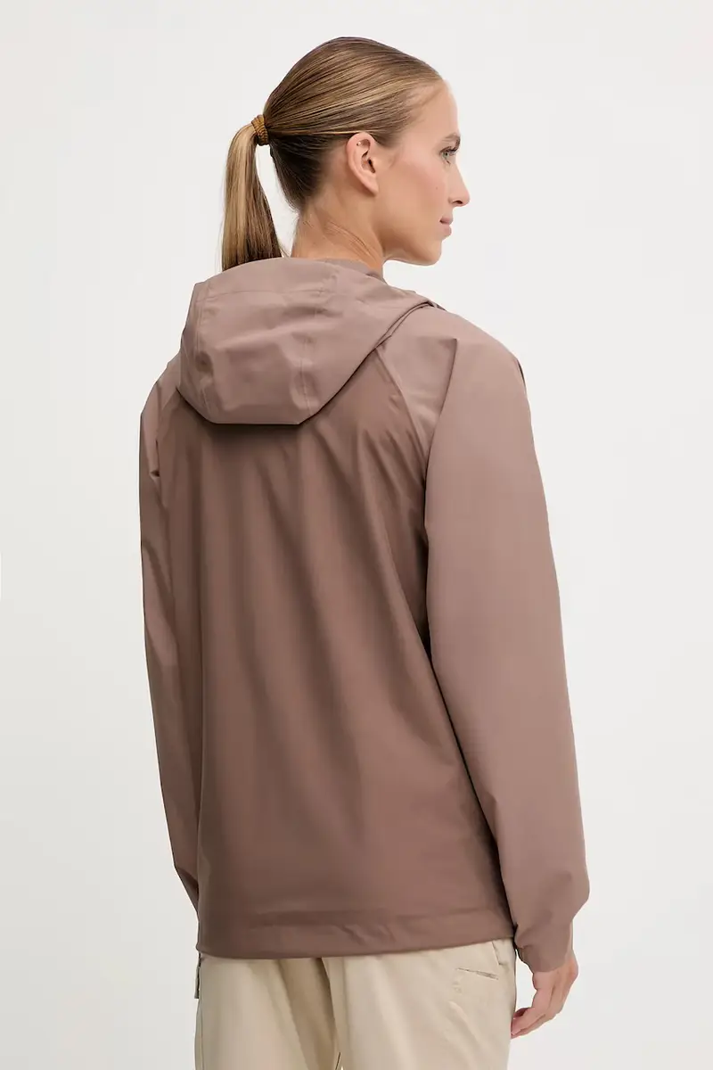 giacca impermeabile Multi 2L Rain Jacket colore marrone JN0857 miniatura 3