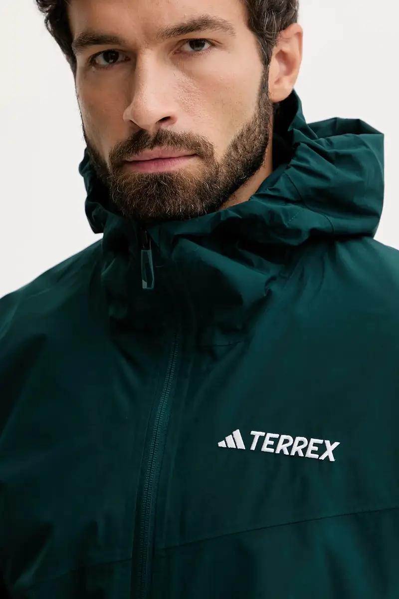 giacca impermeabile Xploric 2L Gore colore verde JL9748 miniatura 4