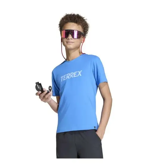 Jr Terrex Kids Multi Logo - T-shirt - bambino Blue