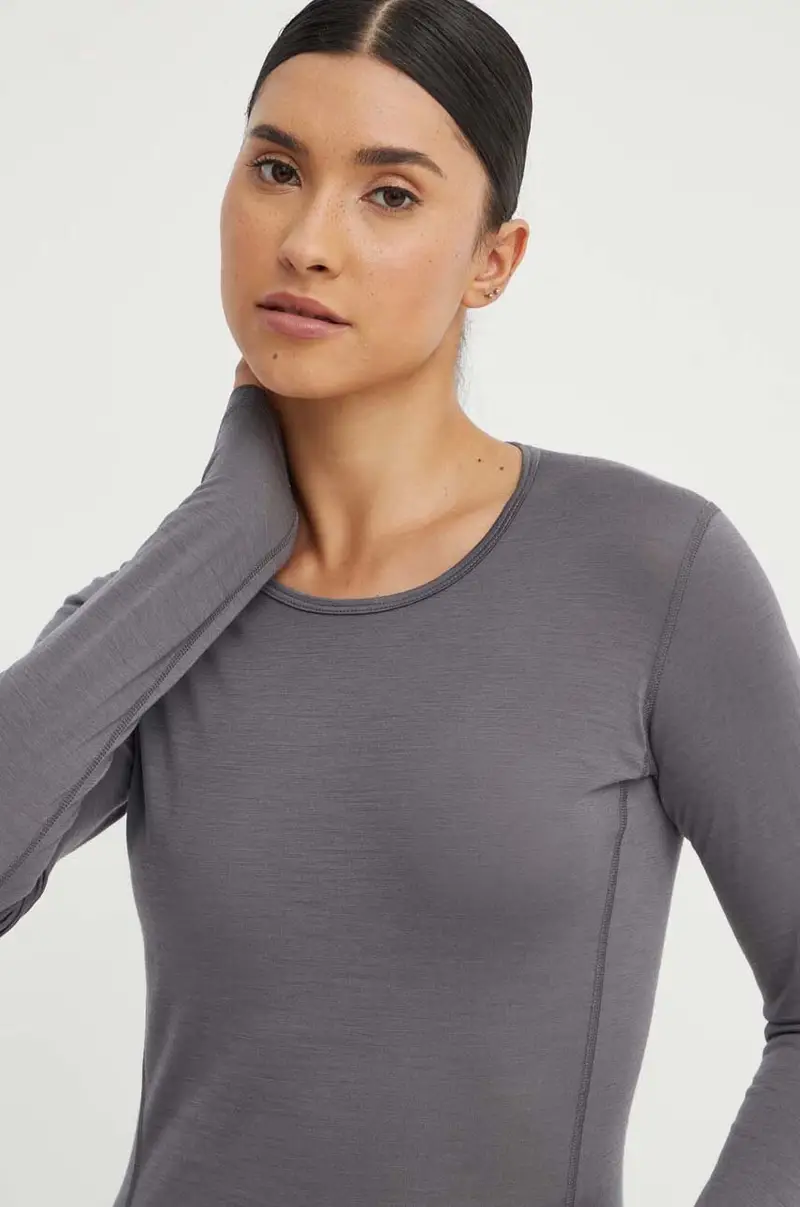 longsleeve funzionale Xperior Merino 150 colore grigio HZ8558