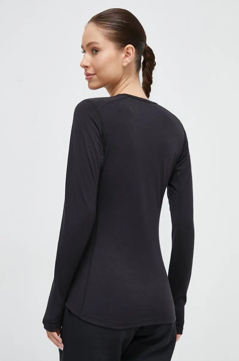 longsleeve funzionale Xperior Merino 200 Nero miniatura 3