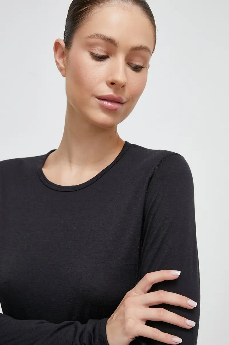 longsleeve funzionale Xperior Merino 200 Nero miniatura 4