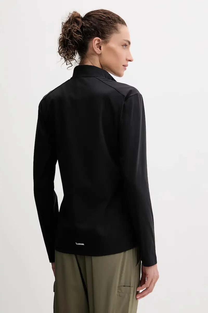 longsleeve sportivo Multi Half-Zip colore nero JF4185 miniatura 3